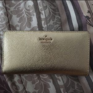 Kate Spade gold wallet